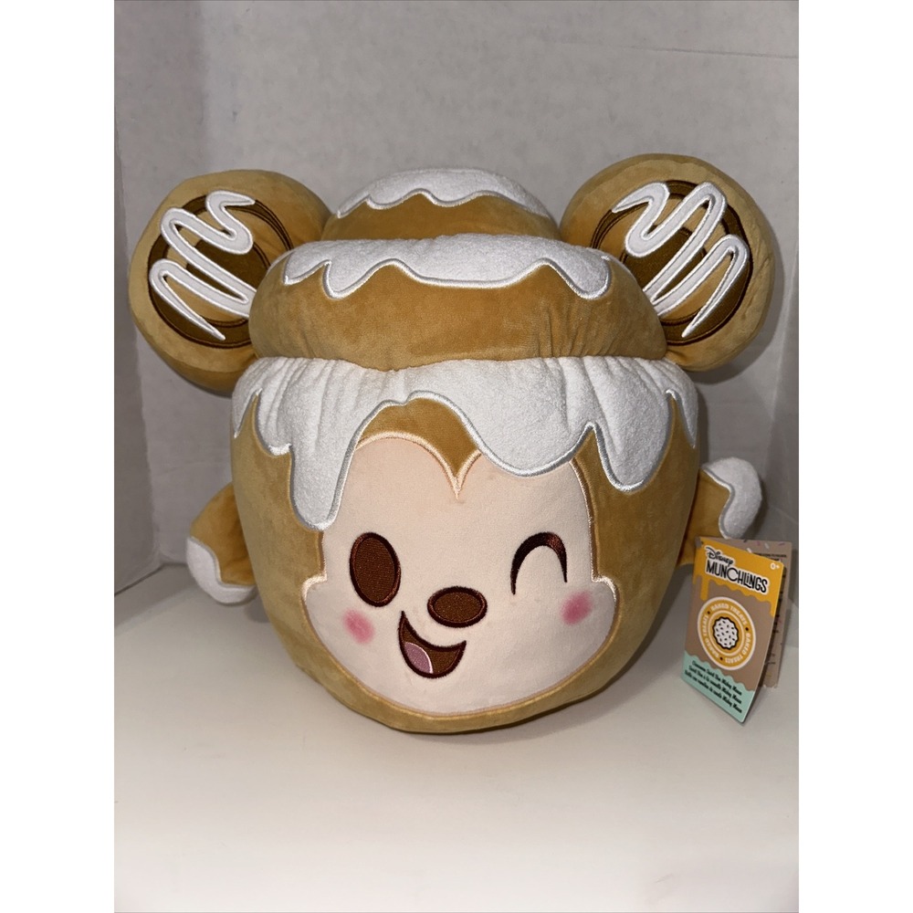 Disney Munchlings Cinnamon Swirl Bun Mickey Mouse Baked‎ Treats Plush Toy New